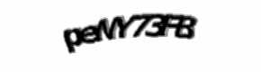 Security check image, please type the characters shown